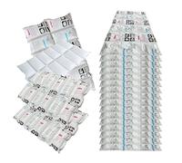 RAINBOW Dry Ice Packs for Shipping Long Lasting, Reusable Cold Ice Pack Sheets for Lunch Box, Flexible Dry Ice Packs for Coolers, Dry Ice for Shipping Frozen Food, 12 Ice Cells Each Sheet, 100 Sheets