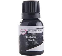 Rainbow Dust Cake Art Paint, Metallic Black - 25ml