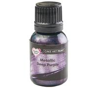 Rainbow Dust Cake Art Paint, Metallic Deep Purple - 25ml