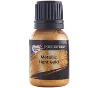 Rainbow Dust Cake Art Paint, Metallic Light Gold - 25ml