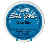 Rainbow Dust Edible Glitter Ocean Blue