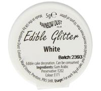 Rainbow Dust Edible Glitter White