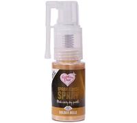 Rainbow Dust Edible Sparkle Spray - Golden Belle for Baking and Cake Decorating - 10g