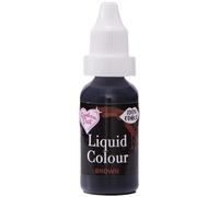 Rainbow Dust Liquid Colour - Liquid Air Brush Colour and Food Colouring (Brown, 16ml)
