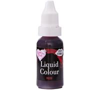 Rainbow Dust Liquid Colour - Liquid Air Brush Colour and Food Colouring (Red, 16ml)