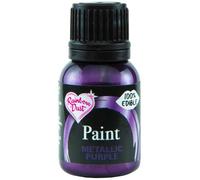 Rainbow Dust Pearl Food Colouring, Edible Paint in Pearlescent Colours, Ready to Use, Easy to Apply, Create Cakes & Cupcakes with an Indulgent Shimmer, Metallic Purple, 25g