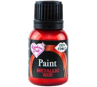 Rainbow Dust Edible Food Paint (Metallic Red, 25ml)