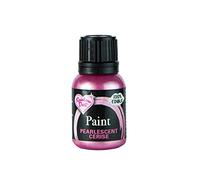 Rainbow Dust Pearl Food Colouring, Edible Paint in Pearlescent Colours, Ready to Use, Easy to Apply, Create Cakes & Cupcakes with an Indulgent Shimmer - Cerise, 25 ml