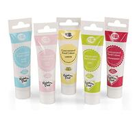 Rainbow Dust ProGel Food Colouring - Baby Shower Colours 5 Tube Multipack