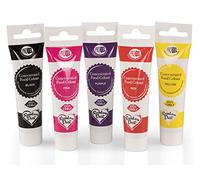 Rainbow Dust ProGel Food Colouring - Popular Colours 5 Tube Multipack