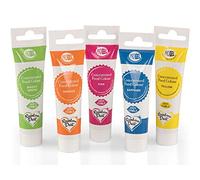 Rainbow Dust ProGel Food Colouring - Tropical Set Colours 5 Tube Multipack