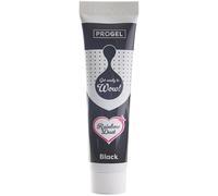 Rainbow Dust ProGel Professional Food Colouring, Black 25g | Highly concentrated formula