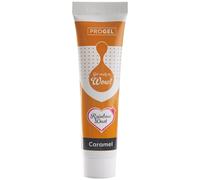 Rainbow Dust ProGel Professional Food Colouring, Caramel 25g | Highly concentrated formula