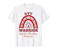 Rainbow DVT Warrior Deep Vein Thrombosis Awareness T-Shirt
