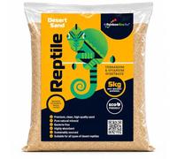 Rainbow Eco Pet Natural Reptile Desert Sand 5kg for Terrarium & Vivarium | Washed, dried natural sand, low dust, highly absorbent, heat lamp safe. for bearded dragons, geckos and other desert reptiles