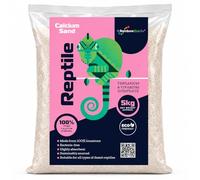 Rainbow Eco Pet Reptile Calcium Sand 5kg - Natural Calcium Rich Terrarium & Vivarium Substrate for Bearded Dragons, Geckos & Desert Reptiles - Highly Absorbent, 100% Limestone