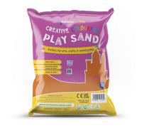 Rainbow Eco Play Coloured Orange Sand 5Kg Kids 100% Natural Play Sand Sand Art, Childrens Crafts