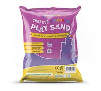 Rainbow Eco Play - Coloured Purple Sand - 5kg - Kids 100% Natural Play Sand - Sand Art, Childrens Crafts