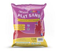 Rainbow Eco Play Coloured Red Sand 5Kg Kids 100% Natural Play Sand Sand Art, Childrens Crafts