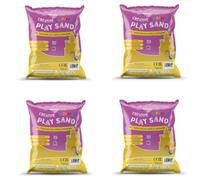 Rainbow Eco Play Coloured Yellow Sand 20Kg 100% Natural Play Sand Art Kits For Kids Childrens Craft 4X5Kg