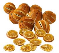 Rainbow Eco Play Dried Fruit for Crafting, Christmas Decorations, Wreath Crafts, Whole Dried Oranges (250g) approx. 15 and Orange Slices (250g) approx. 75