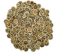 Rainbow Eco Play Lime Slices for Arts and Crafts, approx 250pcs, Christmas Decorations, Wreath Decoration, Dried Fruit for Crafting, Craft Flowers, Decorative, Vase, Home Décor - 1kg