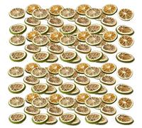 Rainbow Eco Play Lime Slices for Arts and Crafts, approx 50pcs, Christmas Decorations, Wreath Decoration, Dried Fruit for Crafting, Craft Flowers, Decorative, Vase, Home Décor - 150g