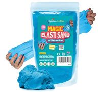 Rainbow Eco Play - Magic Elasti Sand - Blue - 485g - Magic Kids Coloured Sand - Non-Toxic - Colour Sand - Ideal for Sensory Play