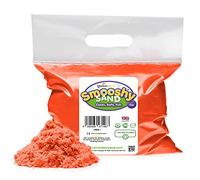 Rainbow Eco Play - Magic Play Sand for Kids - Smooshy - 5kg - Childrens Eco-Friendly Non-Toxic Natural Coloured Sand - Sensory Magnetic Moon Kenetic Elastic - Red