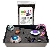 Rainbow Eco Play Sensory Toys - Coloured Sand - Sensory Play Trays for Children - Space Theme - 2.5kg - Black Sand