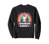 Rainbow Energy Unicorn Kawaii Magic Pastel Rainbow Sweatshirt