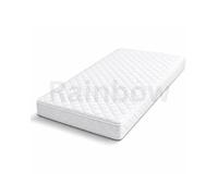 RAINBOW Extra Thick Foam Travel Cot Mattress with Washable Removable Zip Cover - Compatible with Graco, M&P, Babylo Deluxe, BabyBjörn & Silver Cros