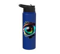 Rainbow Eye the Beauty in the Dark Stainless Steel Insulated Water Bottle