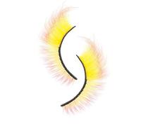 Rainbow Eyelashes, Artificial Colourful Eyelashes, Reusable Volume Eyelashes for Festive Events