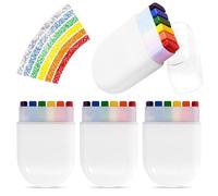 Rainbow Face Paint, 4 PCs Rainbow Pride Flag Face Paint Facepaints Set Professional Pride Face Paint Stick Rainbow Facepaint for Gay Prides Celebrations, Cosplay, Party, and Halloween Makeup