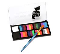 Rainbow Face Paint Kit 3 Pack Water Based Body for Halloween Cosplay