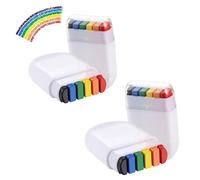 Rainbow Face Paint,Pride Face Paint,4 Pcs Prides Facial Stick to Flag Accessories Parade Make up Body Rainbows Markers Glitter Facepaint Block Decoration Craft Kit for Celebrations,Party,Festival,Gala