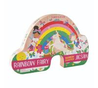 Floss and Rock Rainbow Fairy 80 Piece Rainbow Shaped Jigsaw, none