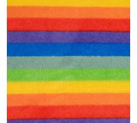 Rainbow Faux Fur Fabric - Luxury Shag Material for Crafts, Sewing Projects, DIY Props, Halloween Costumes, Home Décor, Upholstery & Fashion Accessories- (Broad Rainbow, 1 Metre)