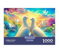 Rainbow Feather Jigsaws 1000 Piece Puzzle Impossible Suitable for Decompression And Wall Decor for Adults And Kids 52x38cm/1000pcs