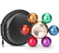 Rainbow Fidget Spinner Ball Metal Fidget Toy for Kids Adults, Finger Hand Spinner Spinning Top Focus Toy Fingertip Gyro for Stress Anxiety Relief Reducer, Birthday Gift for Boy Girl