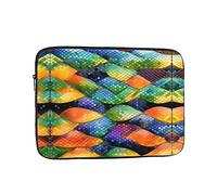 Rainbow Fish Scale Laptop Sleeve Case 17 Inch Suitable For Notebook Computer Tablet Traveling Carrying Simple Case