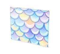 Rainbow Fish Scale Shimmering Acrylic Cutting Board with Lip Anti-Slip Clear Cutting Boards for Kitchen Protector Tablas para cortar