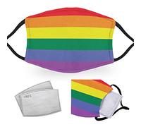 Rainbow Flag - Adult Face Masks - 2 Filters Included