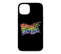 Rainbow Flag Butterflies Gay Pride Month Art Homosexuality Case for iPhone 13