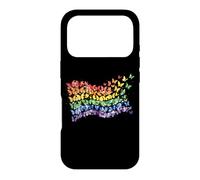 Rainbow Flag Butterflies Gay Pride Month Art Homosexuality Case for iPhone 17 Pro