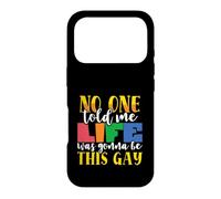 Rainbow Flag Nobody Told Me Life This Gay Pride LGBTQ Case for iPhone 17 Pro
