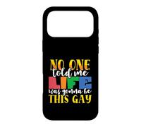 Rainbow Flag Nobody Told Me Life This Gay Pride LGBTQ Case for iPhone 17 Pro Max