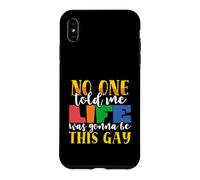 Rainbow Flag Nobody Told Me Life This Gay Pride LGBTQ Case for iPhone XS Max