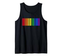 Rainbow Flag Queer Gay Pride CSD Barcode LGBTQ Tank Top
